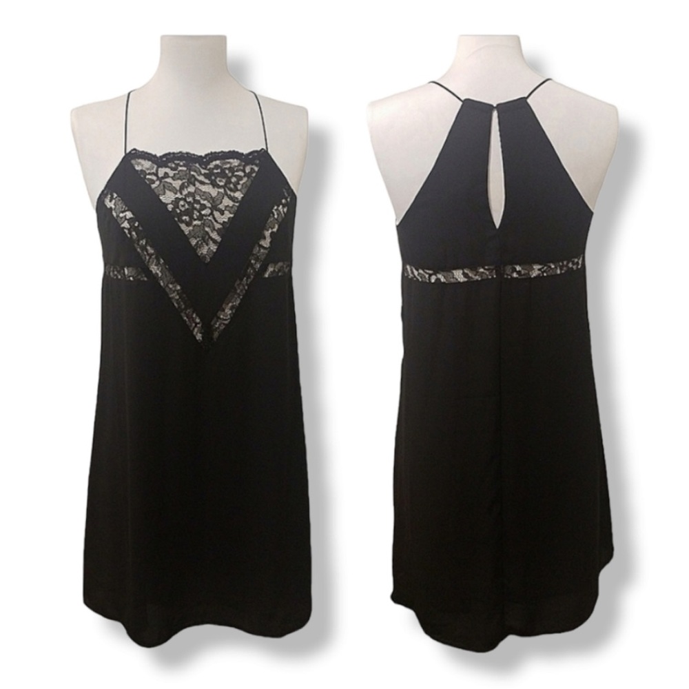 Express Little Black Lace Sheath Dress Size XS